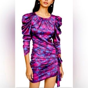 For Love and Lemons Floral mini dress